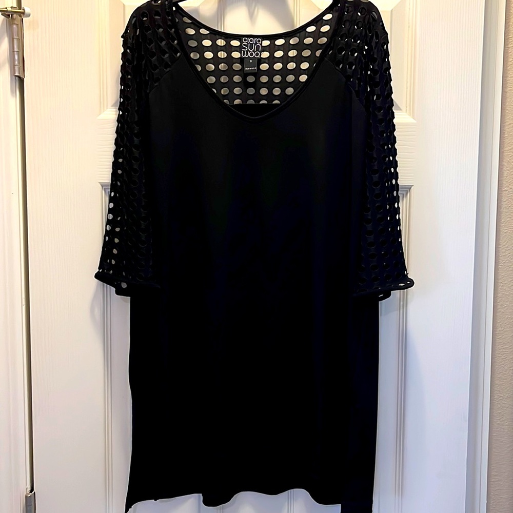 Clara Sun Woo black top, size S
